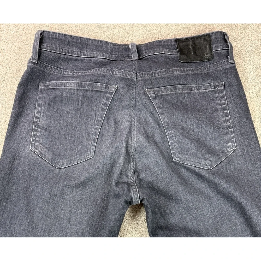 AG Adriano Goldschmied Tellis Modern Slim Jeans Men's 38x32 (Fits 36x27) Gray